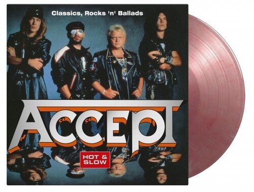 Cover for Accept · Hot &amp; Slow (Ltd. Silver / Red Marbled Vinyl) (LP) [Coloured edition] (2020)
