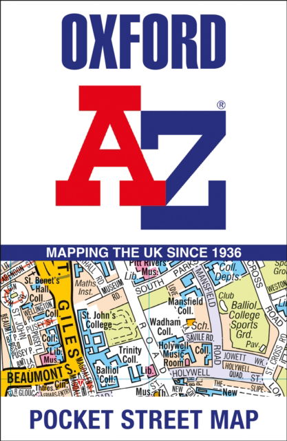 Oxford A-Z Pocket Street Map - A-Z Maps - Livros - HarperCollins Publishers - 9780008657383 - 20 de junho de 2024