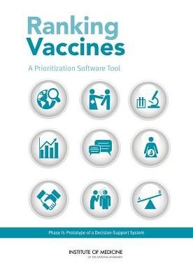 Cover for Institute of Medicine · Ranking Vaccines: A Prioritization Software Tool: Phase II: Prototype of a Decision-Support System (Paperback Book) (2013)