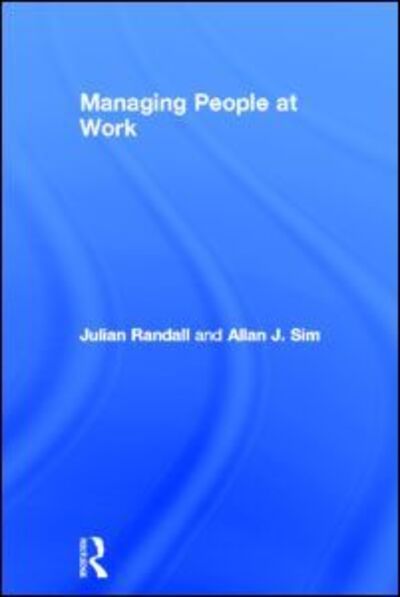 Cover for Julian Randall · Managing People at Work (Hardcover Book) (2013)