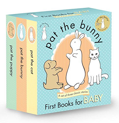 Cover for Dorothy Kunhardt · Pat the Bunny: First Books for Baby (Pat the Bunny): Pat the Bunny; Pat the Puppy; Pat the Cat - Touch-and-Feel (Taschenbuch) (2015)