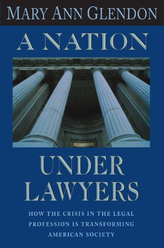 Cover for Mary Ann Glendon · A Nation Under Lawyers: How the Crisis in the Legal System is Transforming American Society (Paperback Bog) (1996)
