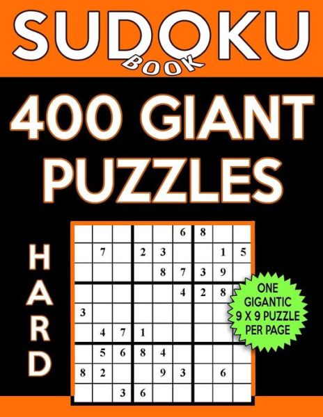 Cover for Sudoku Book · Sudoku Book 400 Hard GIANT Puzzles (Pocketbok) (2017)