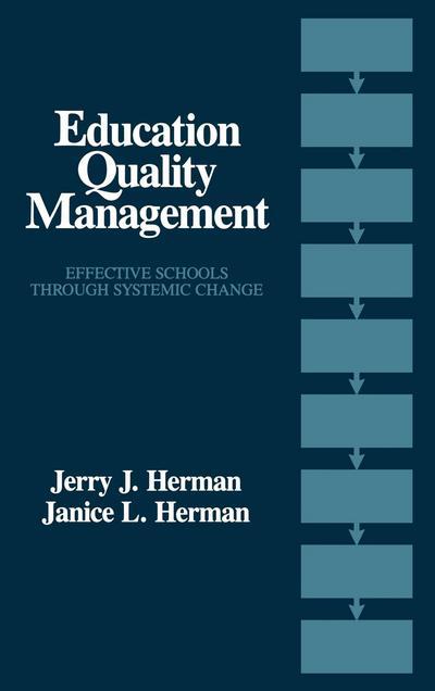 Cover for Jerry Herman · Education Quality Management: Effective Schools Through Systemic Change (Hardcover Book) (1994)