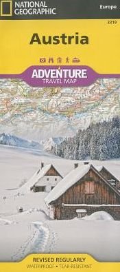 Cover for National Geographic Maps · Austria: Travel Maps International Adventure Map (Landkarten) (2022)