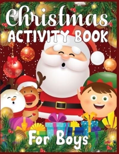 Cover for Sk Publishing · Christmas Activity Book For Boys (Paperback Bog) (2019)