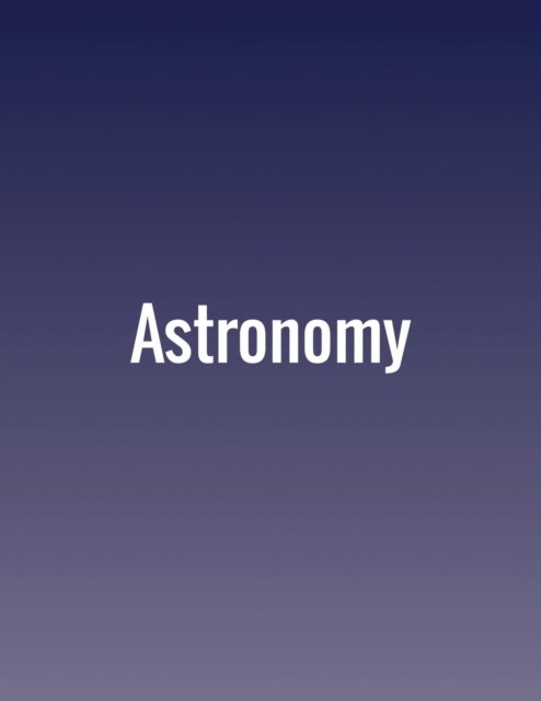 Cover for Andrew Fraknoi · Astronomy (Taschenbuch) (2016)