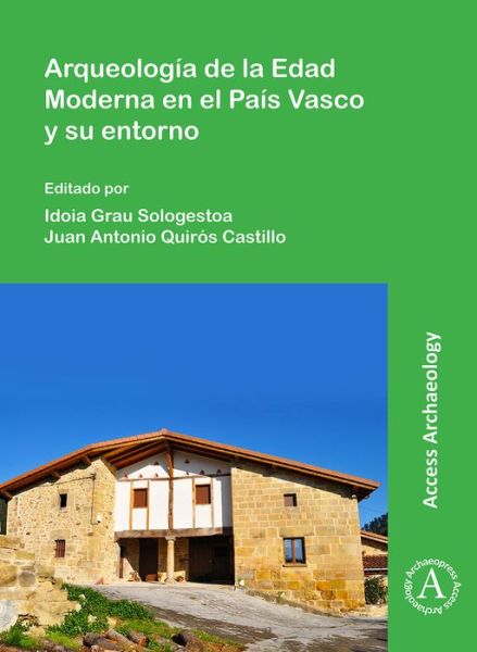 Cover for Arqueologia de la Edad Moderna en el Pais Vasco y su entorno (Paperback Book) (2020)