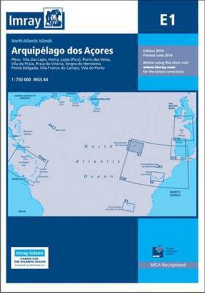 Cover for Imray · Imray Chart E1: Arquipelago DOS Acores - Iolaire (Paperback Book) [New edition] (2016)