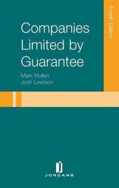 Cover for Josh Lewison · Companies Limited by Guarantee (Hardcover Book) [4 New edition] (2014)