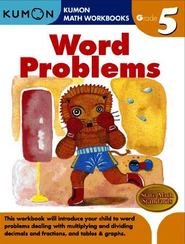 Cover for Kumon · Grade 5 Word Problems (Paperback Book) [Csm edition] (2009)
