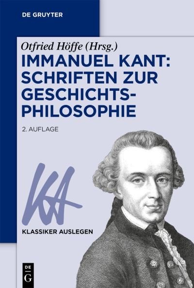 Immanuel Kant - Otfried Höffe - Livres - de Gruyter GmbH, Walter - 9783110780383 - 18 décembre 2023
