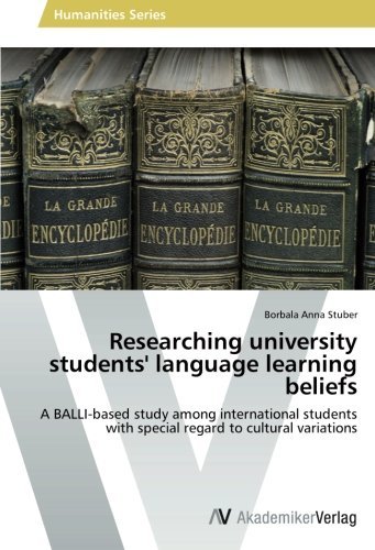 Cover for Borbala Anna Stuber · Researching University Students' Language Learning Beliefs: a Balli-based Study Among International Students with Special Regard to Cultural Variations (Pocketbok) (2014)