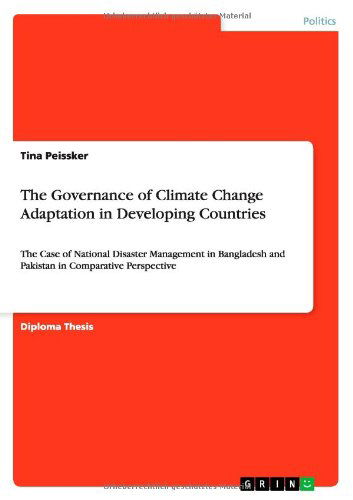 Cover for Tina Peissker · The Governance of Climate Change Adaptation in Developing Countries (Paperback Book) (2012)