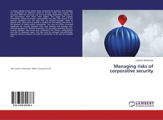 Cover for Stankovski · Managing risks of corporativ (Bok)