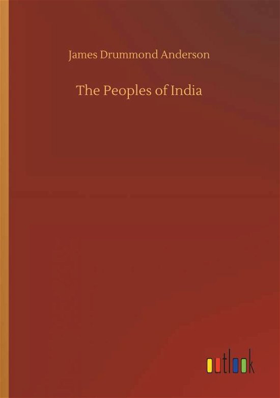 Cover for Anderson · The Peoples of India (Bok) (2019)