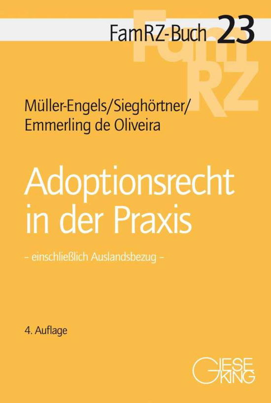 Cover for Müller-Engels · Adoptionsrecht in der Pra (Book)