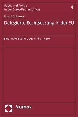 Cover for Kollmeyer · Delegierte Rechtsetzung in de (Book) (2015)