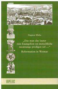 Cover for Blaha · &quot;Das man das lauter rein Euangeli (Buch)