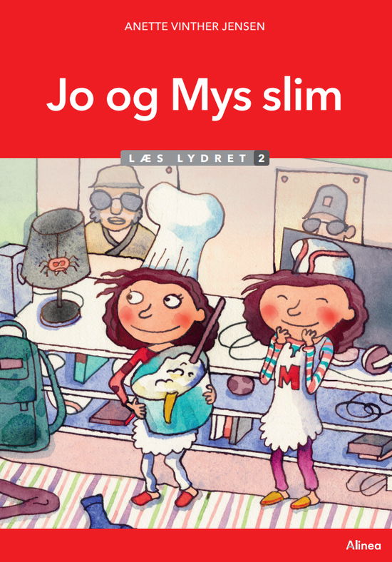 Cover for Anette Vinther Jensen · Jo og My-serien: Jo og Mys slim, Læs lydret 2 (Bound Book) [1. Painos] (2024)