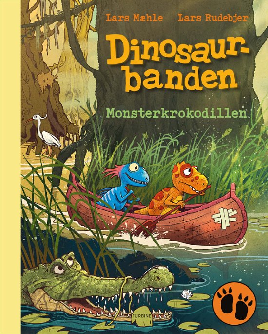 Cover for Lars Mæhle · Dinosaurbanden – Monsterkrokodillen (Hardcover Book) [1th edição] (2023)