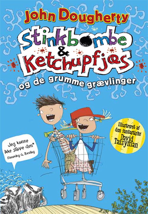 Cover for John Dougherty · Stinkbombe og Ketchupfjæs: Stinkbombe og Ketchupfjæs og de grumme grævlinger (Hæftet bog) [1. udgave] (2015)