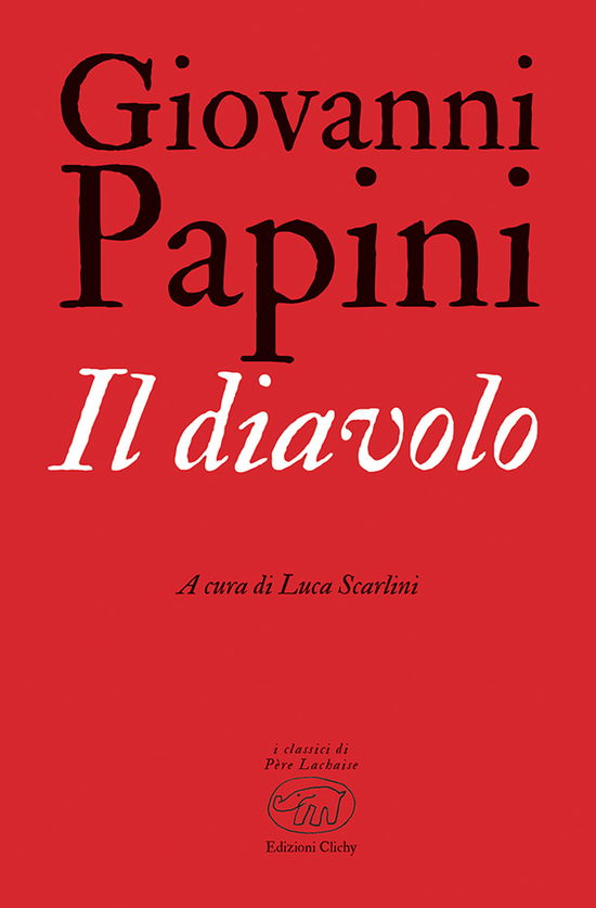 Cover for Giovanni Papini · Il Diavolo (Book)