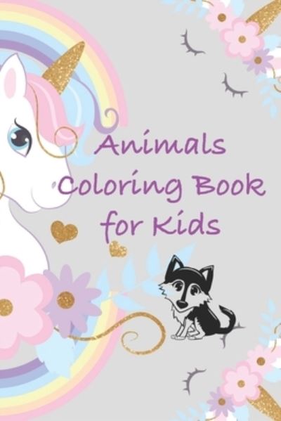 Animals Coloring Book for Kids - Blissfulplan Inc - Boeken - Independently Published - 9798523618383 - 19 juni 2021