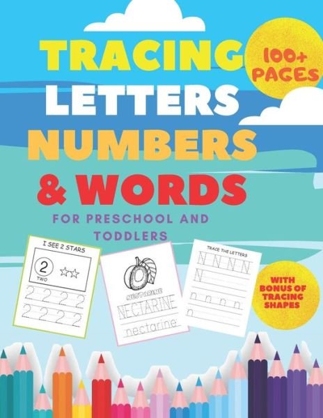 Cover for Aktivity Books · Tracing Letters and Numbers and Words for Preschool and Toddlers (Paperback Bog) (2020)