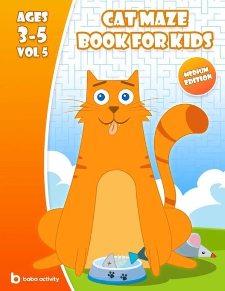 Cover for Baba Activity Books · Cat maze book for kids 3-5 (Pocketbok) (2020)