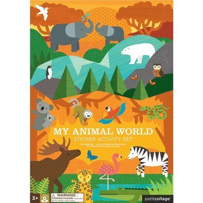 Cover for Petit Collage · My Animal World Sticker Activity Set (N/A) (2022)