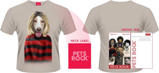 Pets Rock-grunge - T-shirt - Merchandise - MERCHANDISE - 0803341406384 - 16. maj 2014