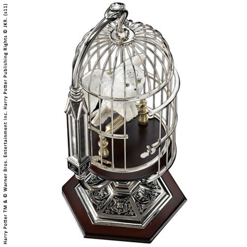 Harry Potter - Hedwig In Cage (Figure 10") - Noble NN7098 - Merchandise - The Noble Collection - 0812370011384 - July 19, 2024