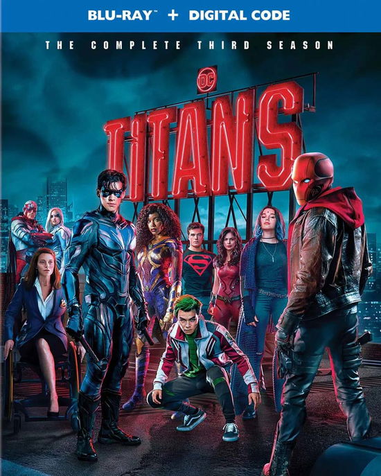 Cover for Titans: the Complete Third Season (Blu-ray) (2022)