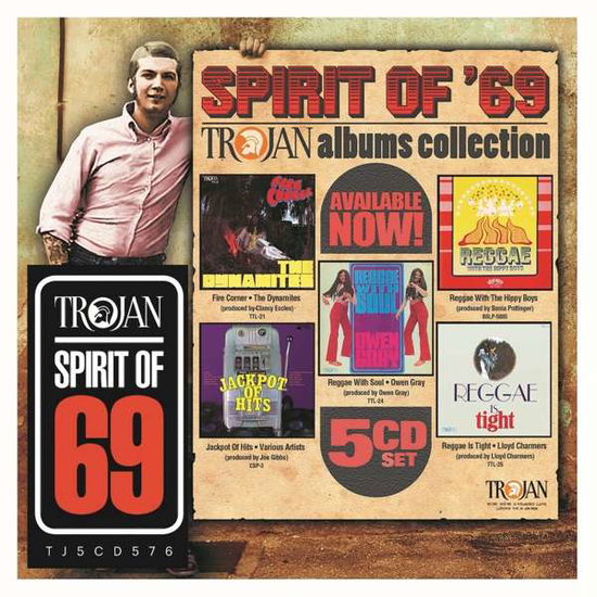 Cover for Spirit of 69: the Trojan Albums Collection · Spirit Of 69: The Trojan Albums Collection (CD) (2019)