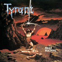 Cover for Tyrant · Mean Machine (Blue Vinyl) (LP) [Coloured edition] (2018)