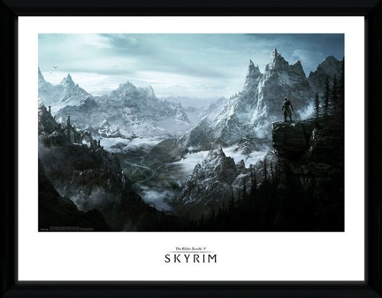 Cover for Skyrim · Vista Framed Print 30cm x 40cm (Väggpynt)