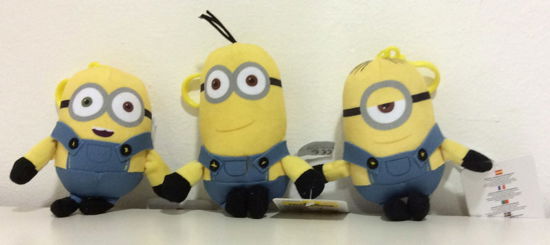 Keychain Plushies 14 Cm - New Movie Cost - Minions - Fanituote - Whitehouse Leisure - 5038104091384 - 
