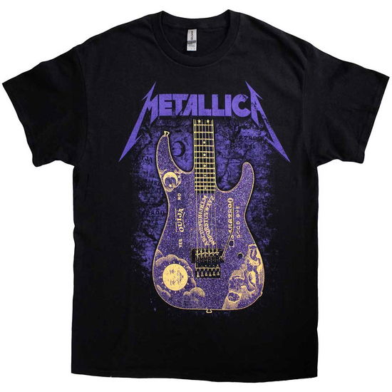 Metallica Unisex T-Shirt: Ouija Purple (Black) - Metallica - Produtos - PHD - 5056187764384 - 18 de abril de 2024
