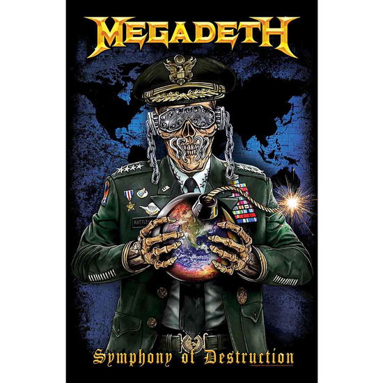 Megadeth Textile Poster: Symphony of Destruction - Megadeth - Merchandise -  - 5056365708384 - 