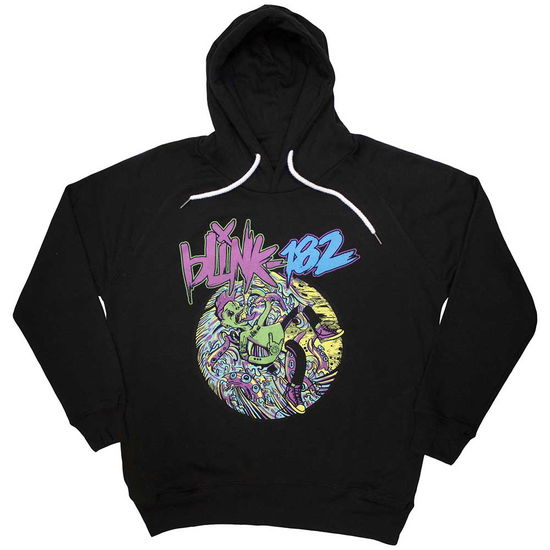 Cover for Blink-182 · Blink-182 Unisex Pullover Hoodie: Overboard Event (Black) (Hoodie) [size XS] (2024)