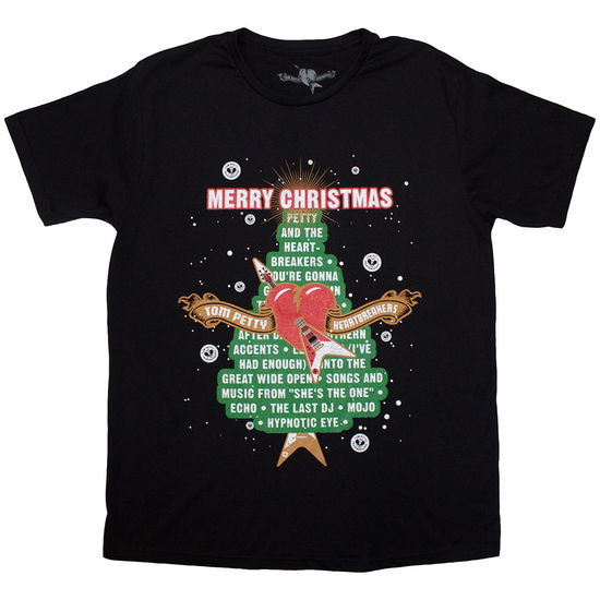 Cover for Tom Petty &amp; The Heartbreakers · Tom Petty &amp; The Heartbreakers Unisex T-Shirt: Merry Christmas (T-shirt) [size S]