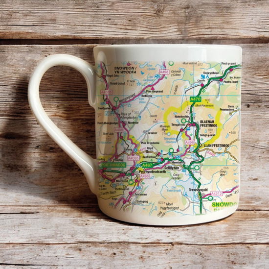 Cover for OS Map Bone China Mug - Snowdonia National Park (MERCH) (2025)