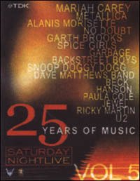 Cover for Saturday Night Live Vol 5 - 25 Years Of Music (DVD)