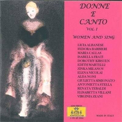 Cover for Jules Massenet  · Donne E Canto Vol.1 (CD)