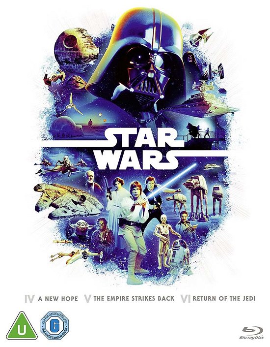 Cover for George Lucas · Star Wars Trilogy - A New Hope / The Empire Strikes Back / Return Of The Jedi (Blu-ray) (2022)
