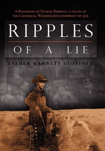 Cover for Esther Barnett Goffinet · Ripples of a Lie (Hardcover Book) (2011)