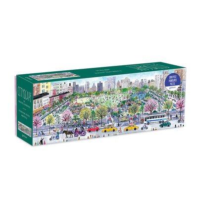 Galison · Michael Storrings Cityscape 1000 Piece Panoramic Puzzle (SPILL) (2020)
