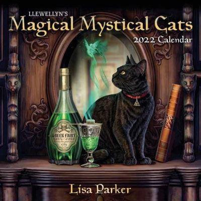 Llewellyn's 2022 Magical Mystical Cats Calendar - Llewellyn Publications - Gadżety - Llewellyn Publications,U.S. - 9780738760384 - 8 sierpnia 2021