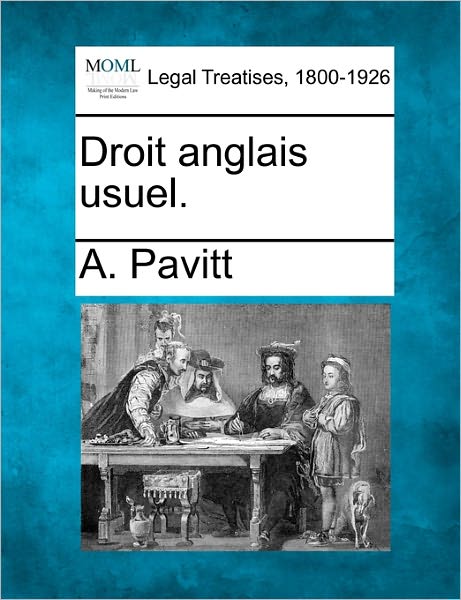 Cover for A Pavitt · Droit Anglais Usuel. (Paperback Book) (2010)